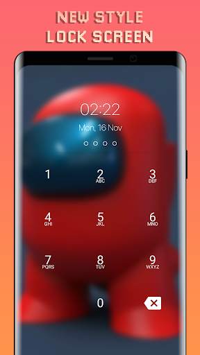 Lock Screen For Among Us & Wallpapers 2 تصوير الشاشة