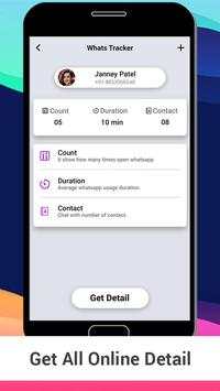 Whats Online Tracker For WhatsApp screenshot 1