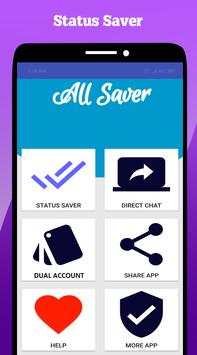 📲 AllSaver: Status Saver, Status Downloader 📽️🎬 screenshot 1