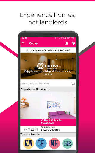 Colive-Branded Serviced Homes screenshot 1