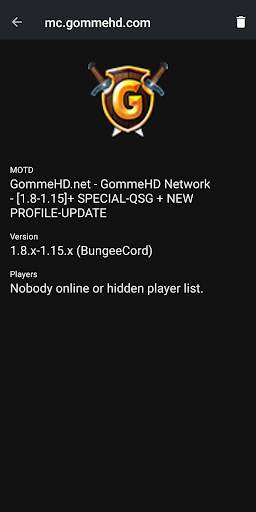 Game Server Status स्क्रीनशॉट 2