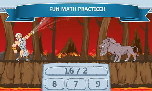 Math Games - Zeus vs. Monsters screenshot 2