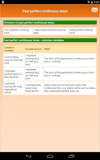 English Tenses Tables screenshot 9