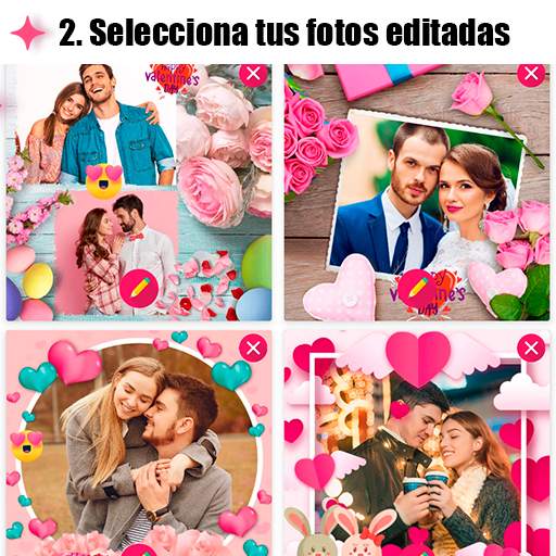 Video de amor con fotos y musica screenshot 2