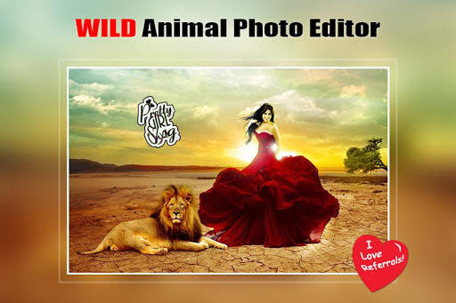Wild Animal Photo Editor : Frame, Sticker, Effect screenshot 3