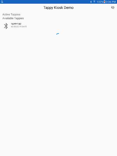 TappyBLE Heartbeat External NFC (Kiosk Mode) screenshot 1