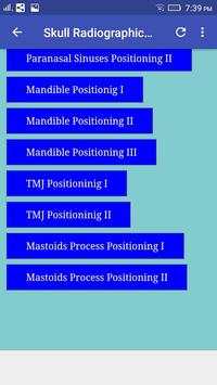 Skull Radiographic Positioning screenshot 4