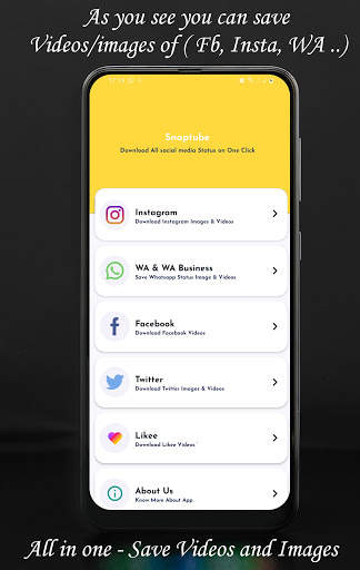 Snaptubé - Download and Save social media status screenshot 2