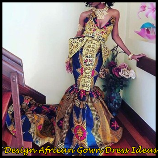 Modern Design African Dress icon