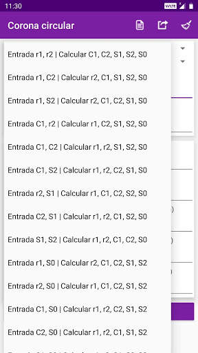 Calculadora de geometría screenshot 6
