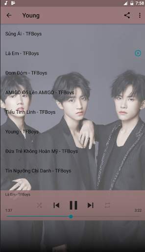 TFBOYS Album of Music screenshot 1