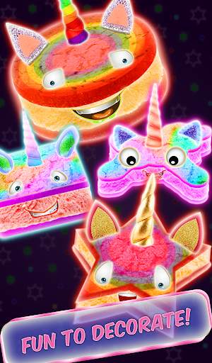 Unicorn Ice Cream Sandwich Maker! DIY Rainbow Chef screenshot 12