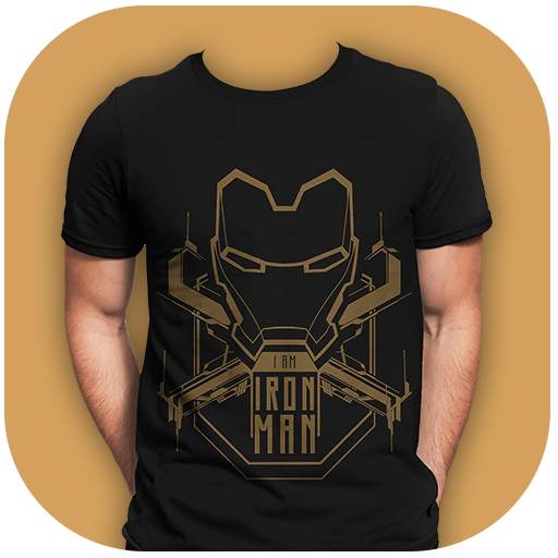 Men Designed T-Shirt Foto Suit 1.0