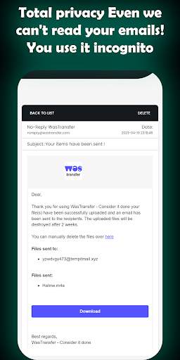 Temp it Mail - Temporary Email screenshot 3