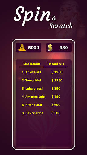 Luck By Spin / Free Spin to win earn money Scratch स्क्रीनशॉट 7