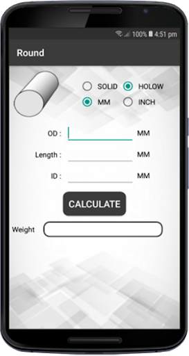 Metal Weight Calculator скриншот 2