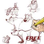 Learn To Draw Cartoons on 9Apps