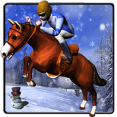 Snow Horse Run Simulator 3D icon