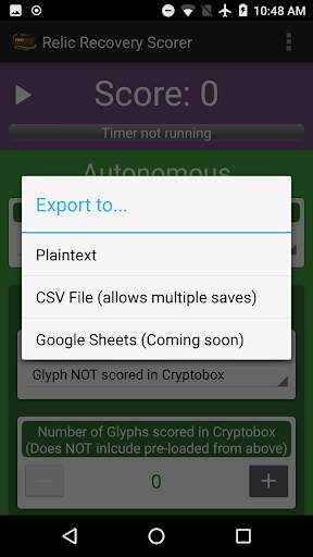FTC Relic Recovery Scorer screenshot 4