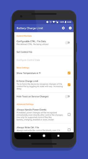 Battery Charge Limit [ROOT] screenshot 2