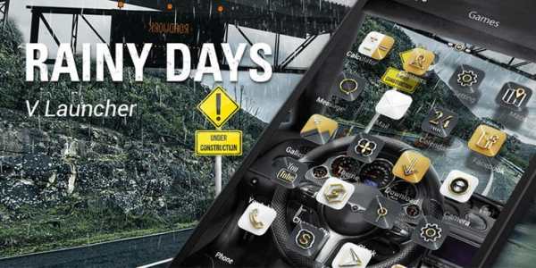 Rainy Days Parallax V Launcher Theme screenshot 5
