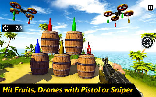 Real Bottle Shooting Gun Games screenshot 2