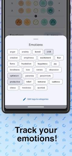 Pixels Journaling: Mood Track screenshot 2