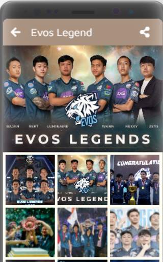 Wallpaper EVOS Legend HD screenshot 5