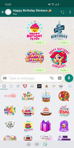 Stickers Happy Birthday 🎂 WAStickerApps Birthday screenshot 3