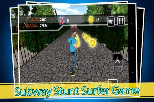 Subway Stunt Surfer Game screenshot 4