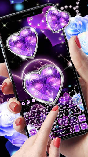 Purple Diamond Rose keyboard screenshot 1