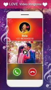 Love Video Ringtone for Incoming Call screenshot 1
