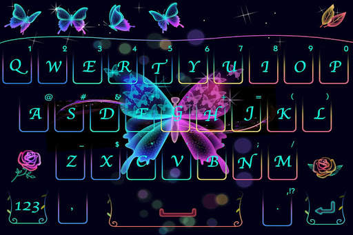 Butterfly Keyboard स्क्रीनशॉट 1