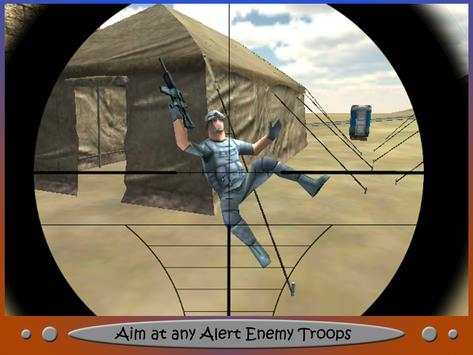 Desert Militer Sniper Perang screenshot 14