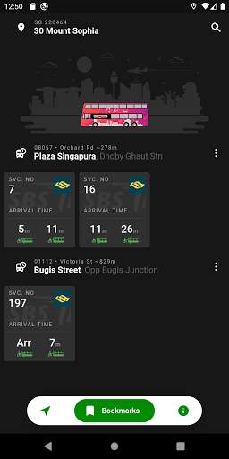 SG Bus: Bus Arrival Time   EZ-Link Card Reader App screenshot 2