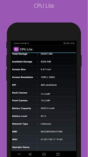 CPU Lite screenshot 2