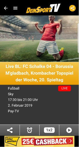 DeinSportTV Deutschlands Sport TV-Programm screenshot 6