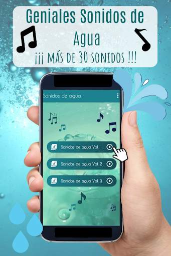 Sonidos de Agua, tonos y ringtones gratis screenshot 1