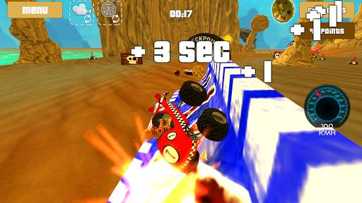 Cat Race Car Extreme Driving screenshot 2