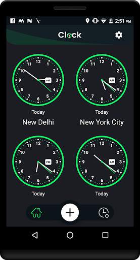 World Clock with Analog and Digital Mode screenshot 1
