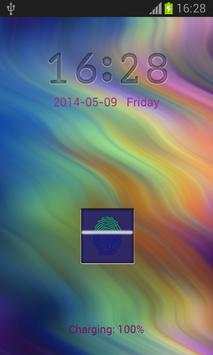 Lock Thumb Scanner Theme screenshot 3