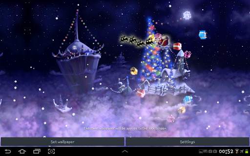 Christmas Snow Fantasy Live Wallpaper screenshot 3