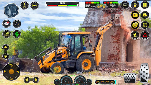 permainan simulator kren jcb screenshot 1
