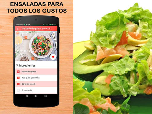 Recetas de ensaladas saludables dieta de adelgazar screenshot 23