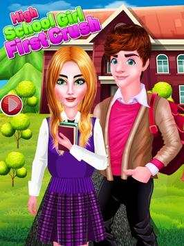 High School Girl First Crush - Love Story screenshot 1