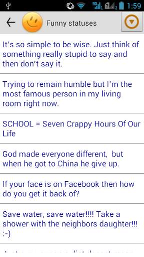 Statuses for all occasions screenshot 2