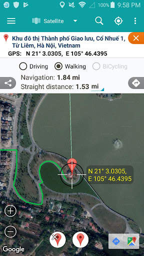 Map coordinate screenshot 2