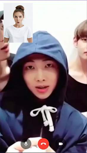 Bts Fake Call - Bts video call Prank screenshot 1