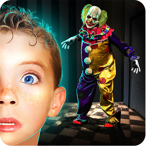 Simulator Clown Horror im Haus 3D icon
