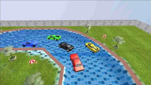 Waterpark Uphill : Adventurous Car Racing screenshot 3